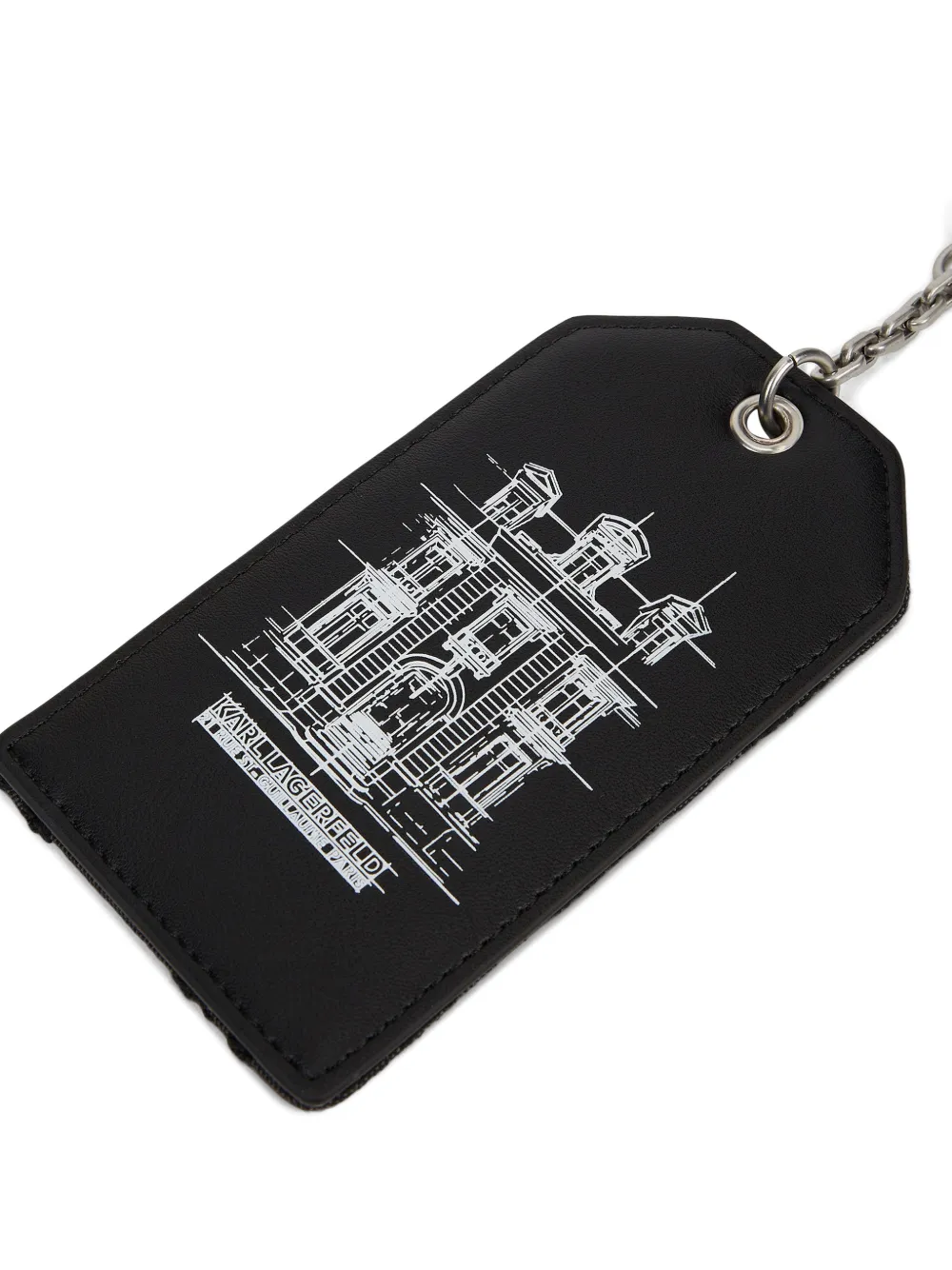 Karl Lagerfeld Rue St-Guillaume sleutelhanger Zwart