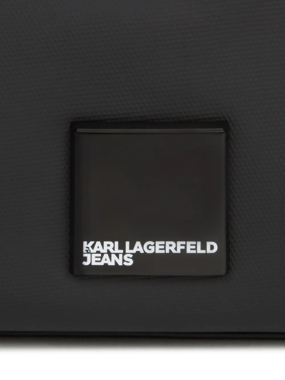 Karl Lagerfeld Jeans Toilettas met logoplakkaat Zwart