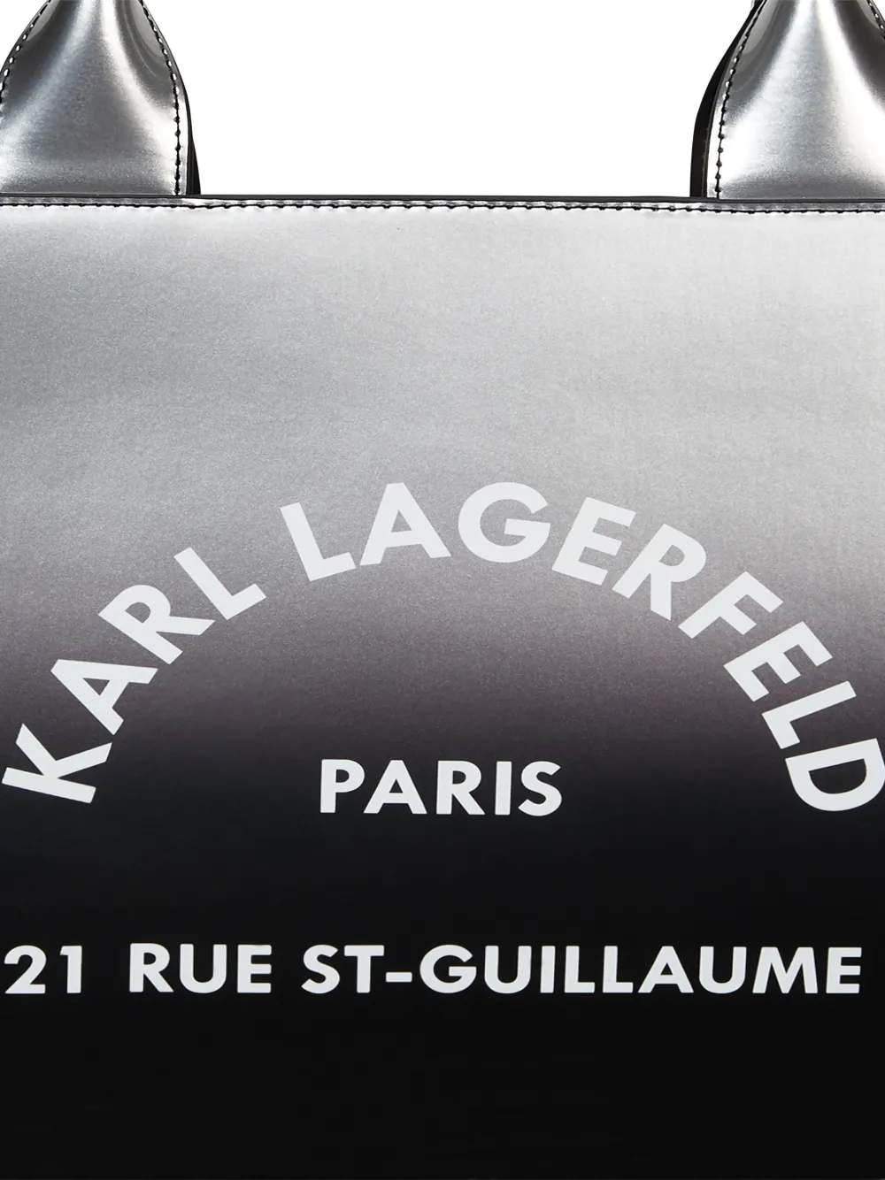 Karl Lagerfeld Medium Rue St-Guillaume dégradé shopper Zilver