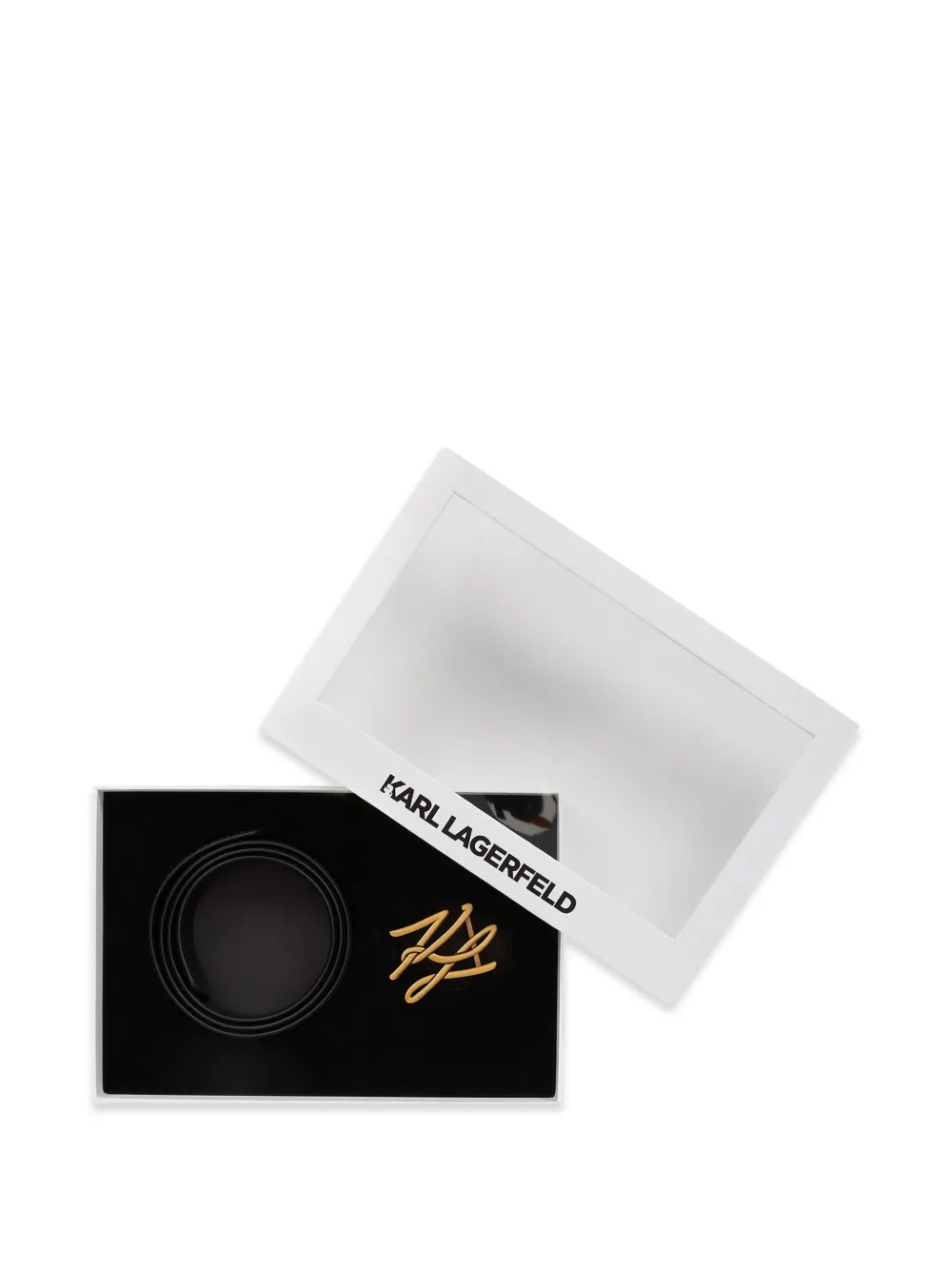 Karl Lagerfeld K Autograph riem Zwart