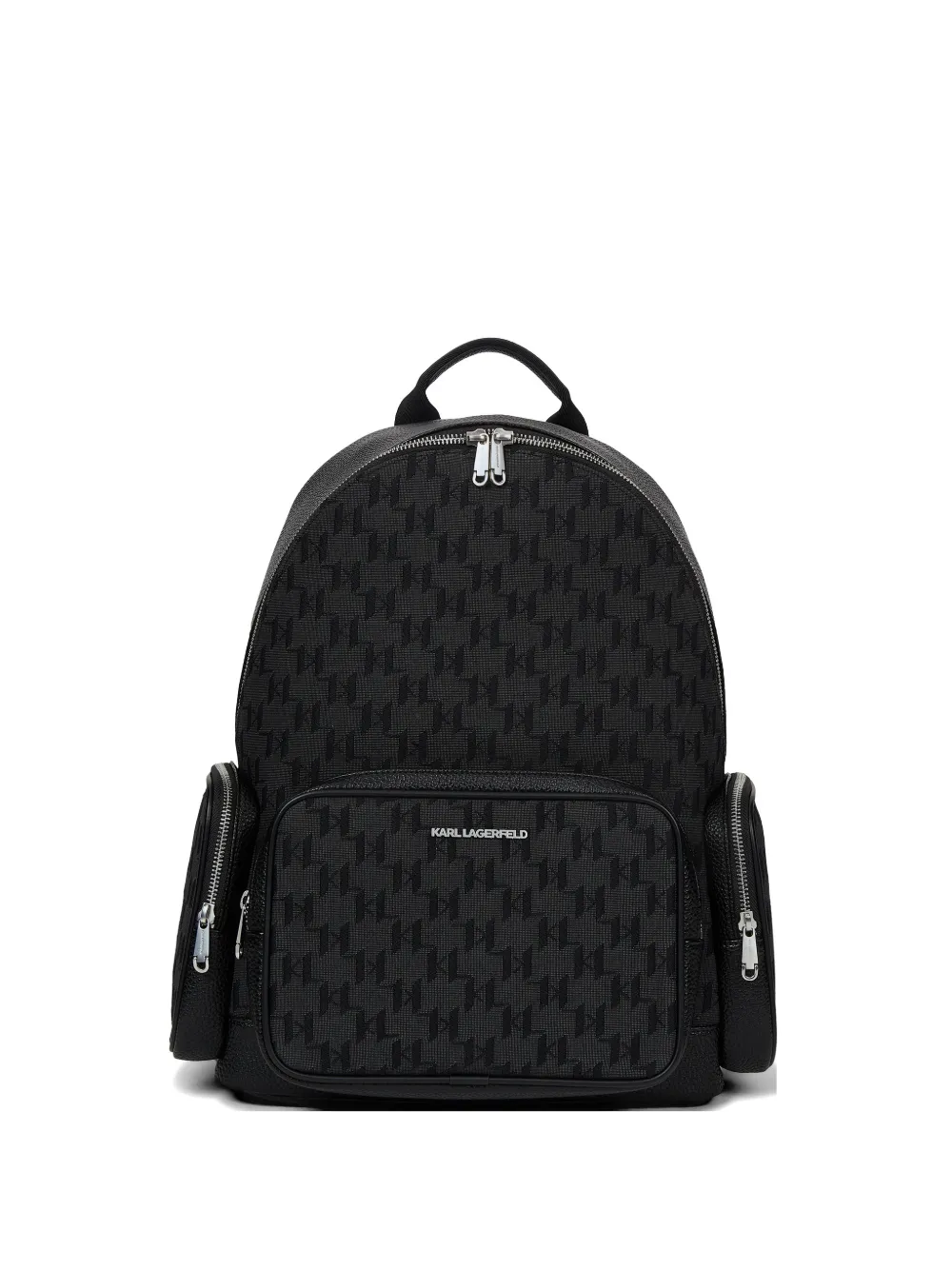 Karl Lagerfeld K/Monogram jacquard backpack - Nero