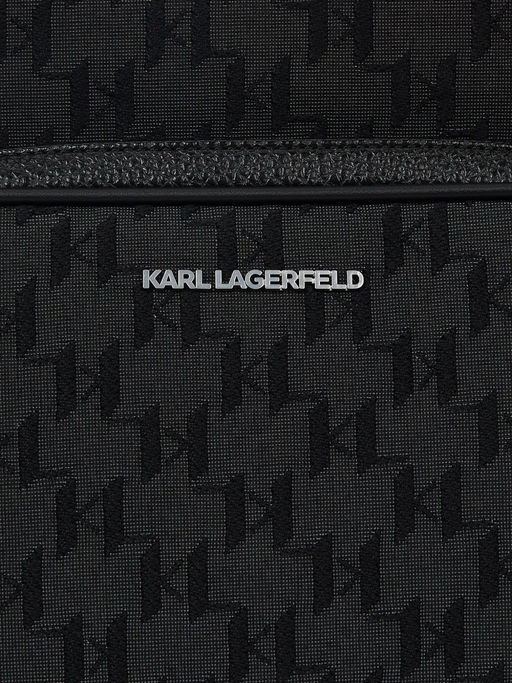 Karl Lagerfeld K Monogram rugzak met jacquard Zwart