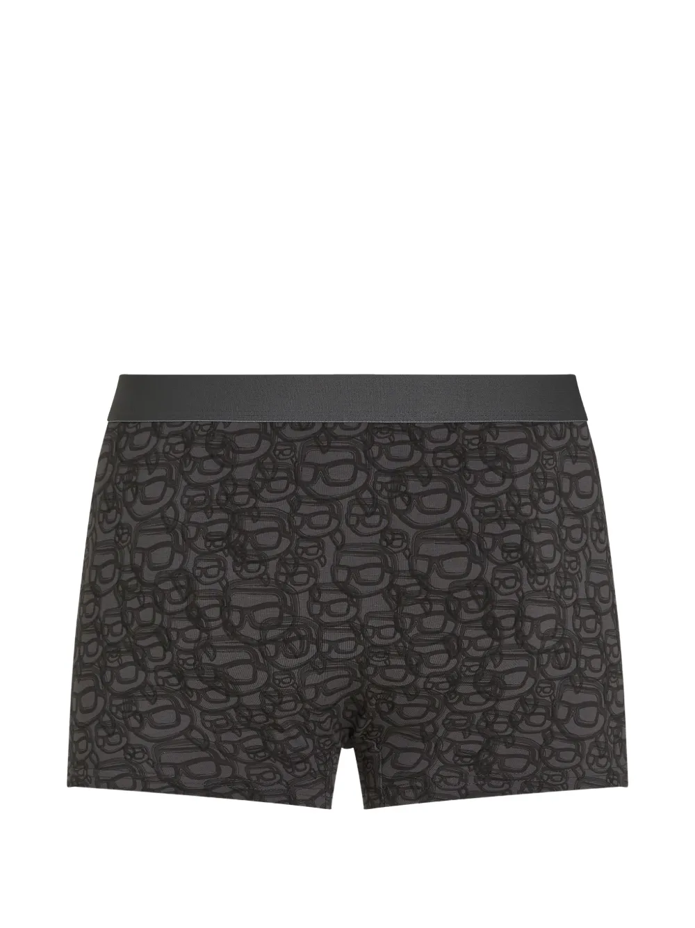 Karl Lagerfeld Drie Ikon boxershorts met print Grijs