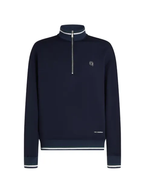 Karl Lagerfeld Ikon sweatshirt with short zip