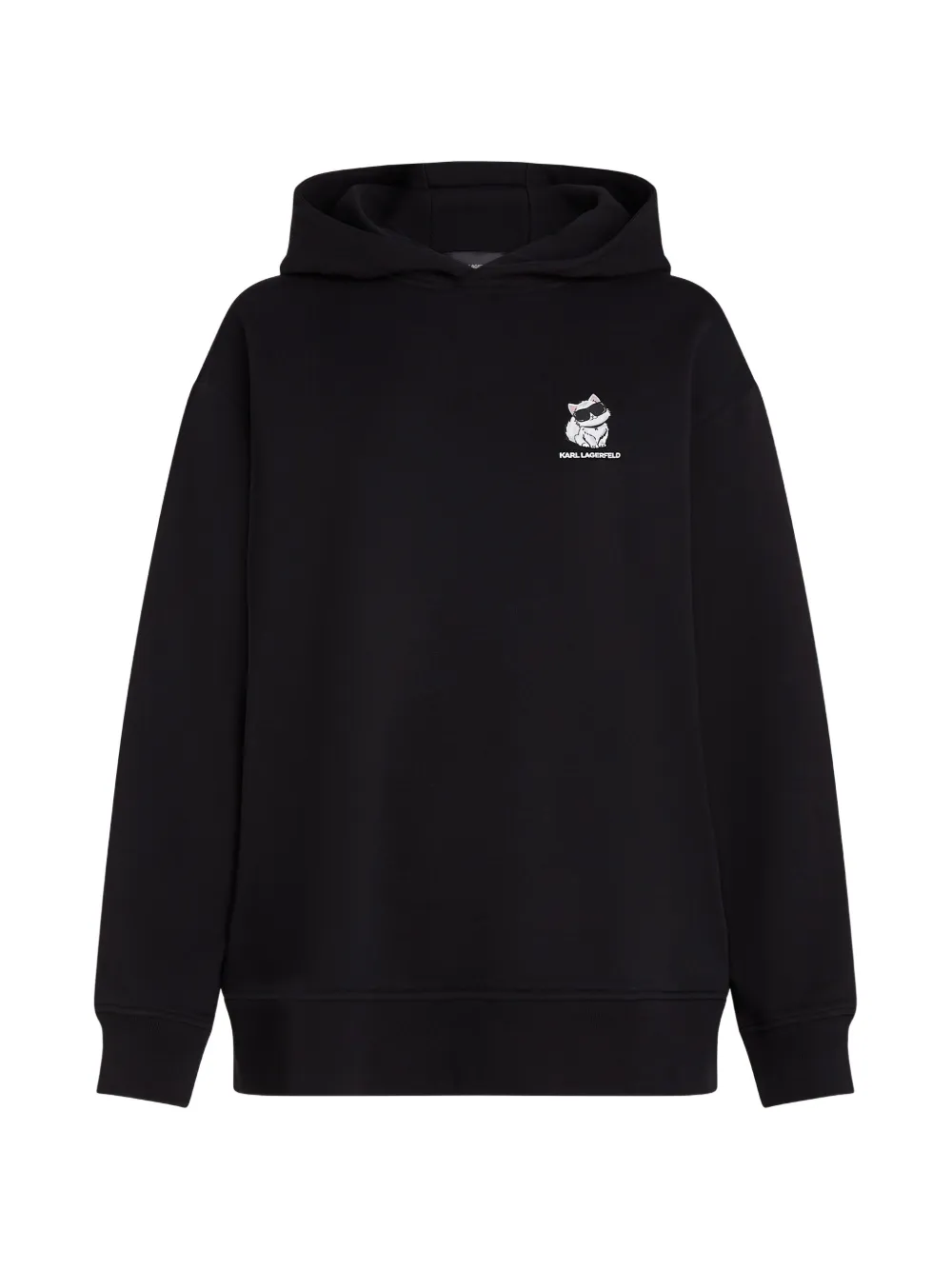Karl Lagerfeld Ikon Choupette oversized hoodie - Nero