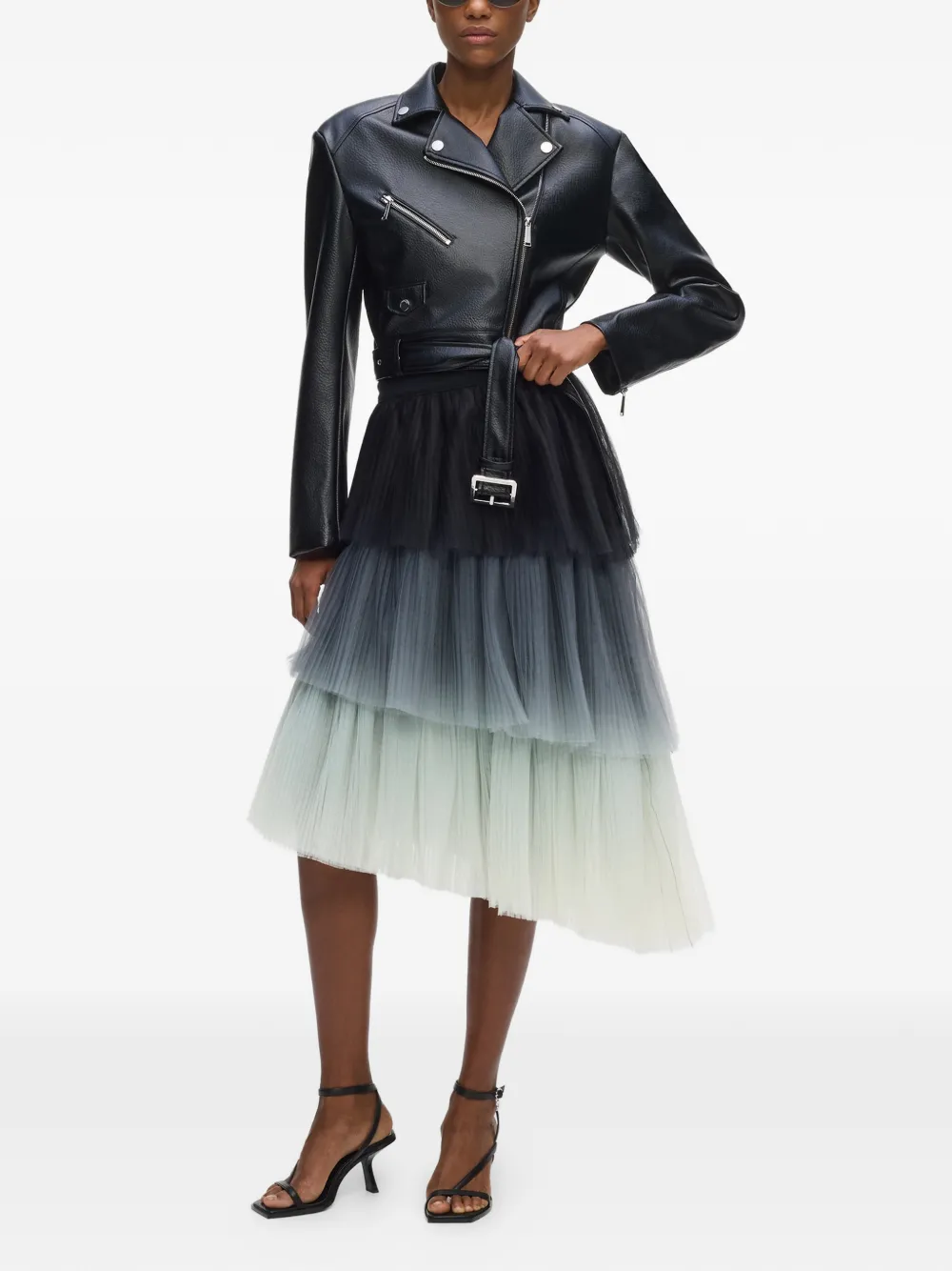 Karl Lagerfeld Gelaagde mini-rok Zwart