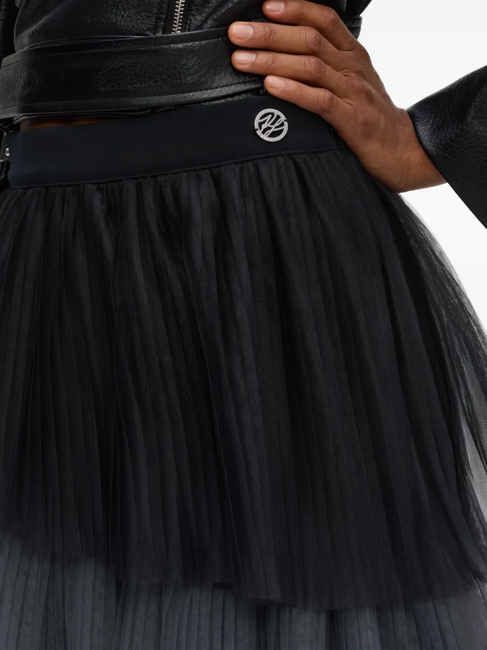 Karl Lagerfeld Gelaagde mini-rok Zwart