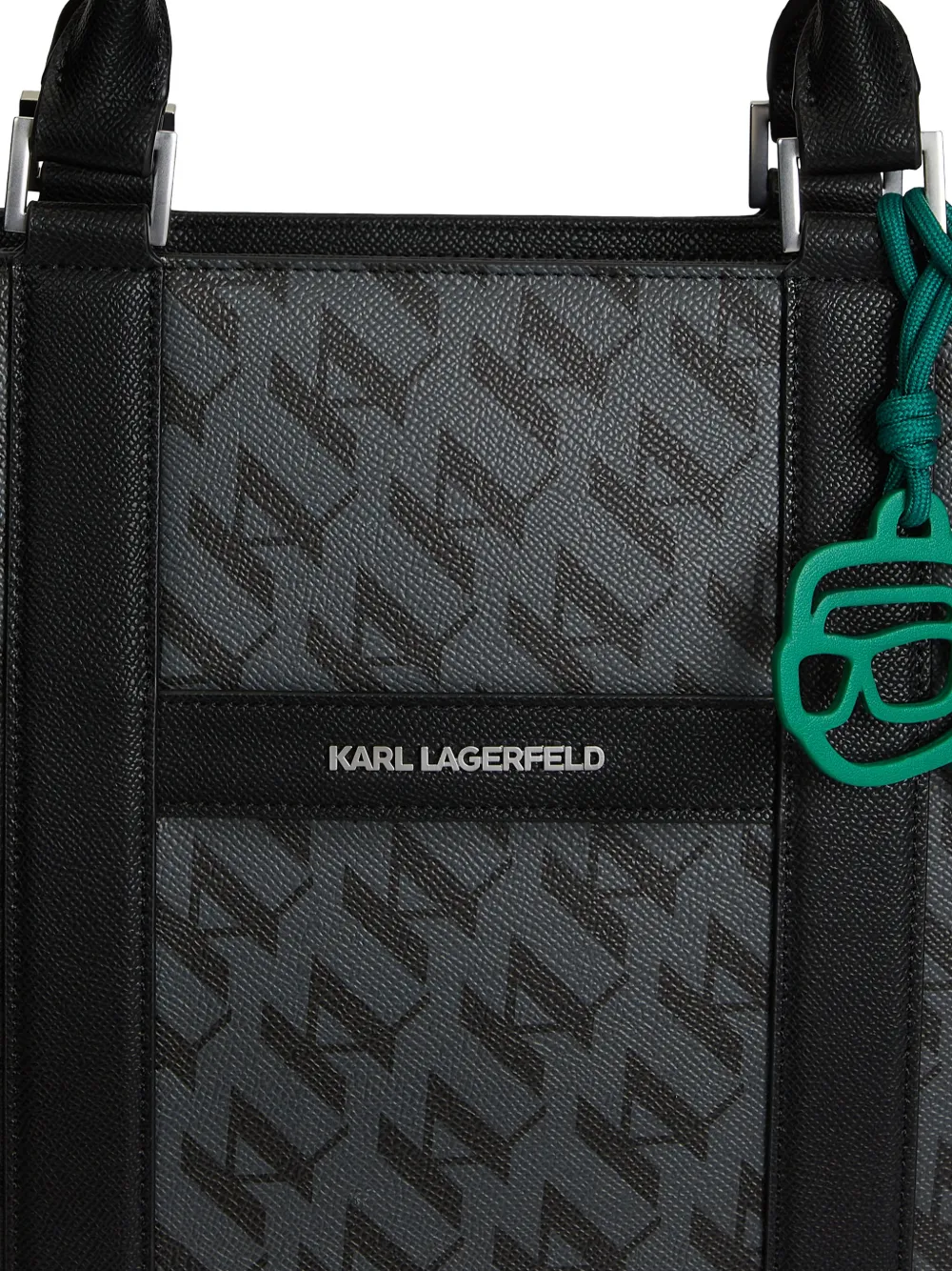 Karl Lagerfeld Ikon shopper met monogram Zwart