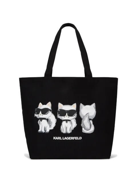 Karl Lagerfeld Bolsa tote Ikon Choupette dupla face