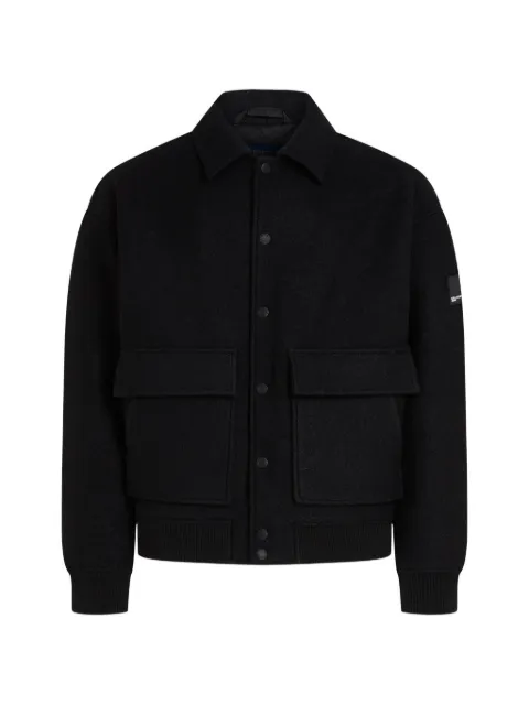 Karl Lagerfeld Jeans wool-blend bomber jacket