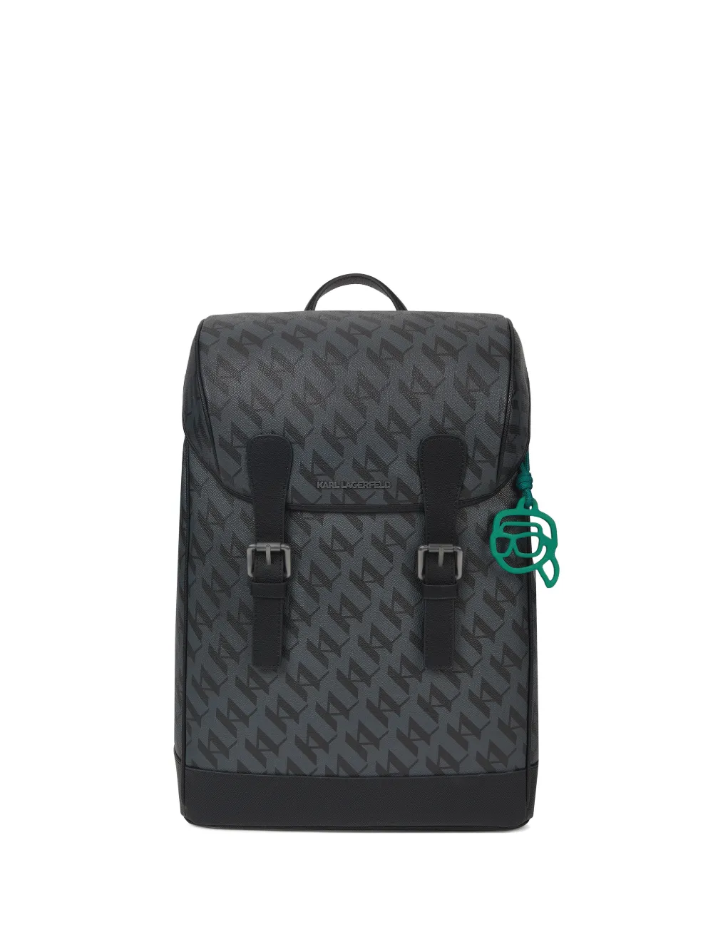 Karl Lagerfeld Ikon Monogram backpack - Grigio