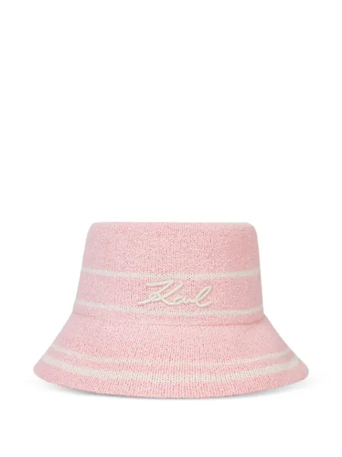 Karl Lagerfeld sombrero de pescador con logo