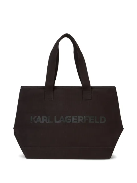 Karl Lagerfeld logo-print  tote bag