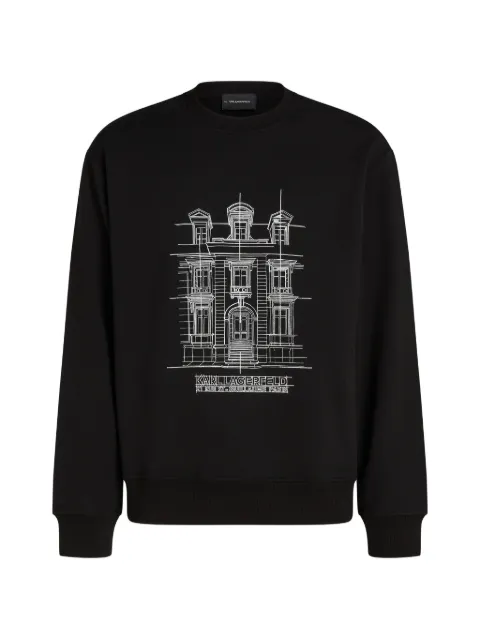 Karl Lagerfeld Rue St-Guillaume printed sweatshirt