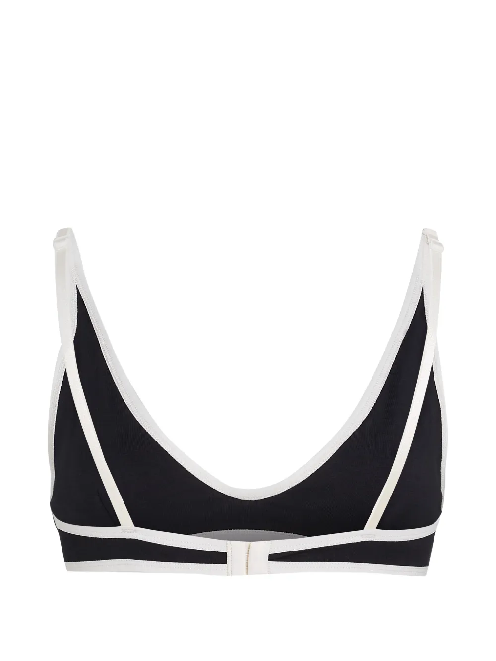 Karl Lagerfeld Bh met contrasterende afwerking en logo-patch Zwart