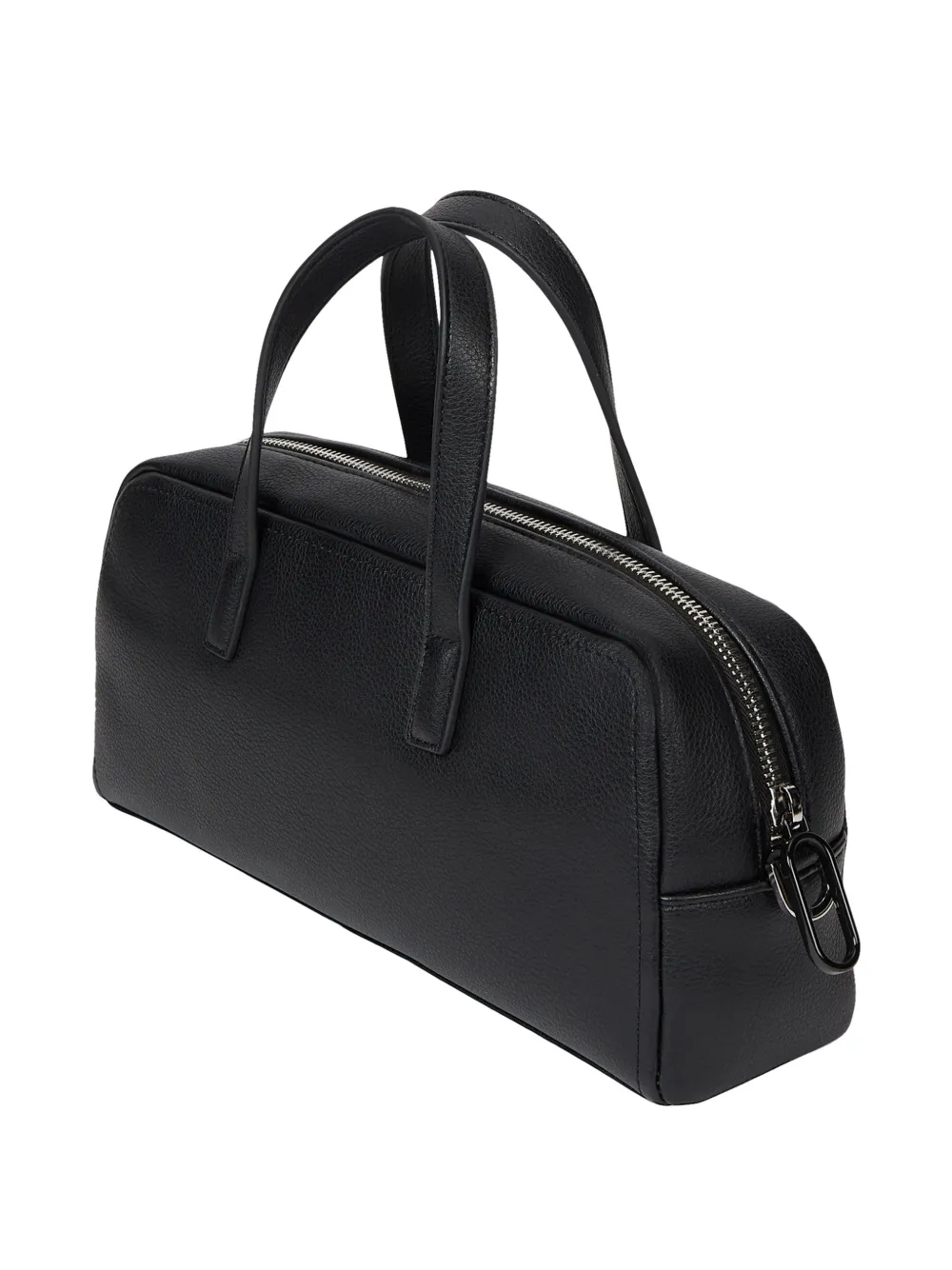 Karl Lagerfeld Jeans Bowlingtas met logopatch Zwart