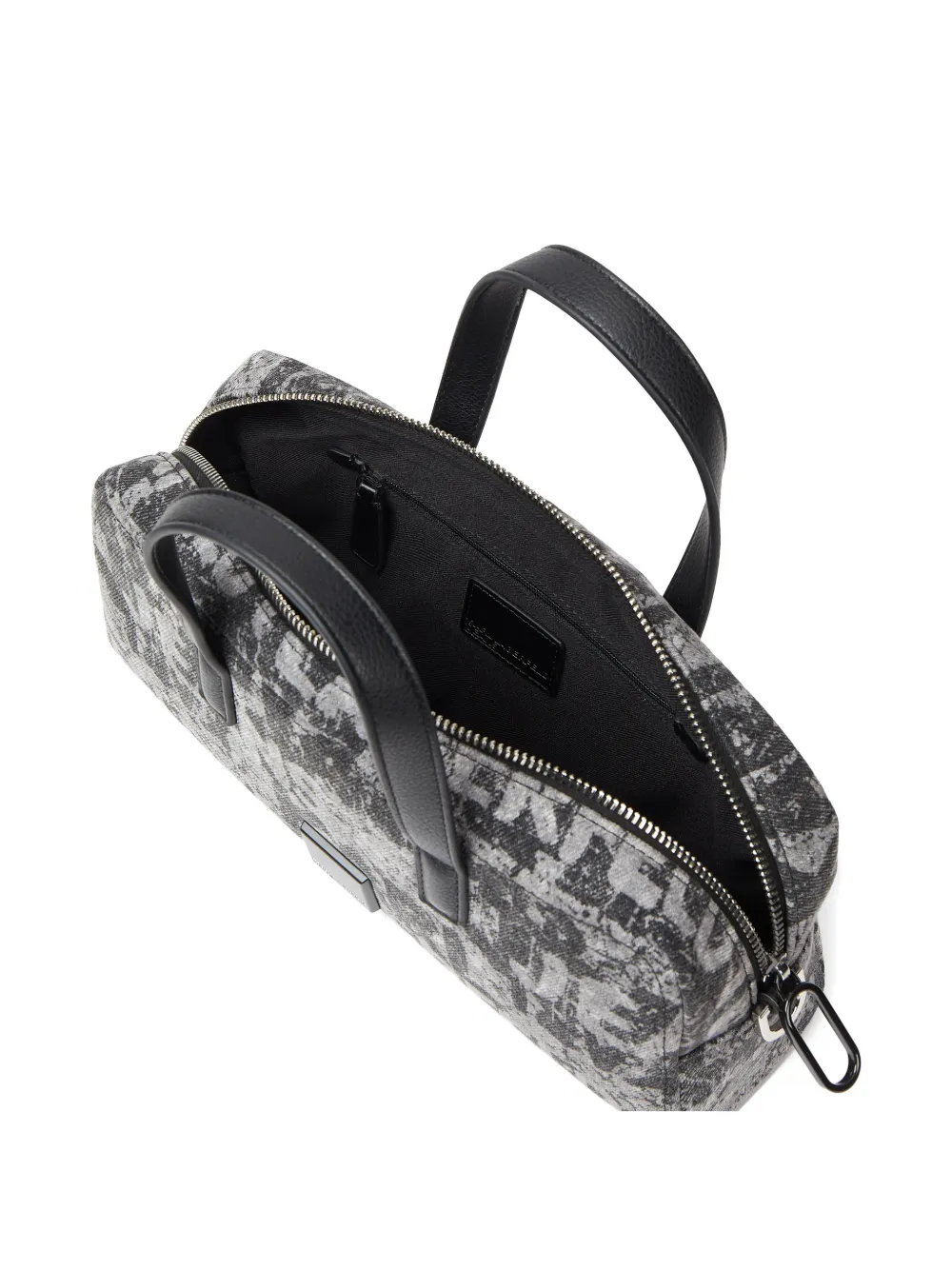 Karl Lagerfeld Jeans Bowlingtas met logo-print Grijs