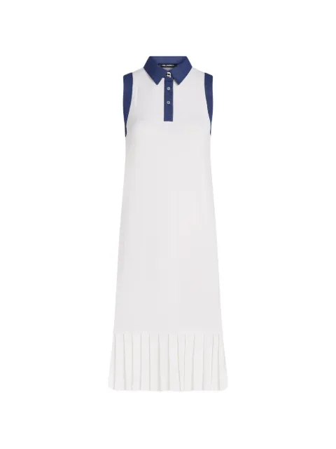 Karl Lagerfeld Ikon pleated-hem mini dress