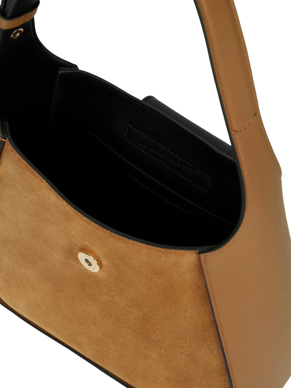 Karl Lagerfeld K Signature suède schoudertas Beige
