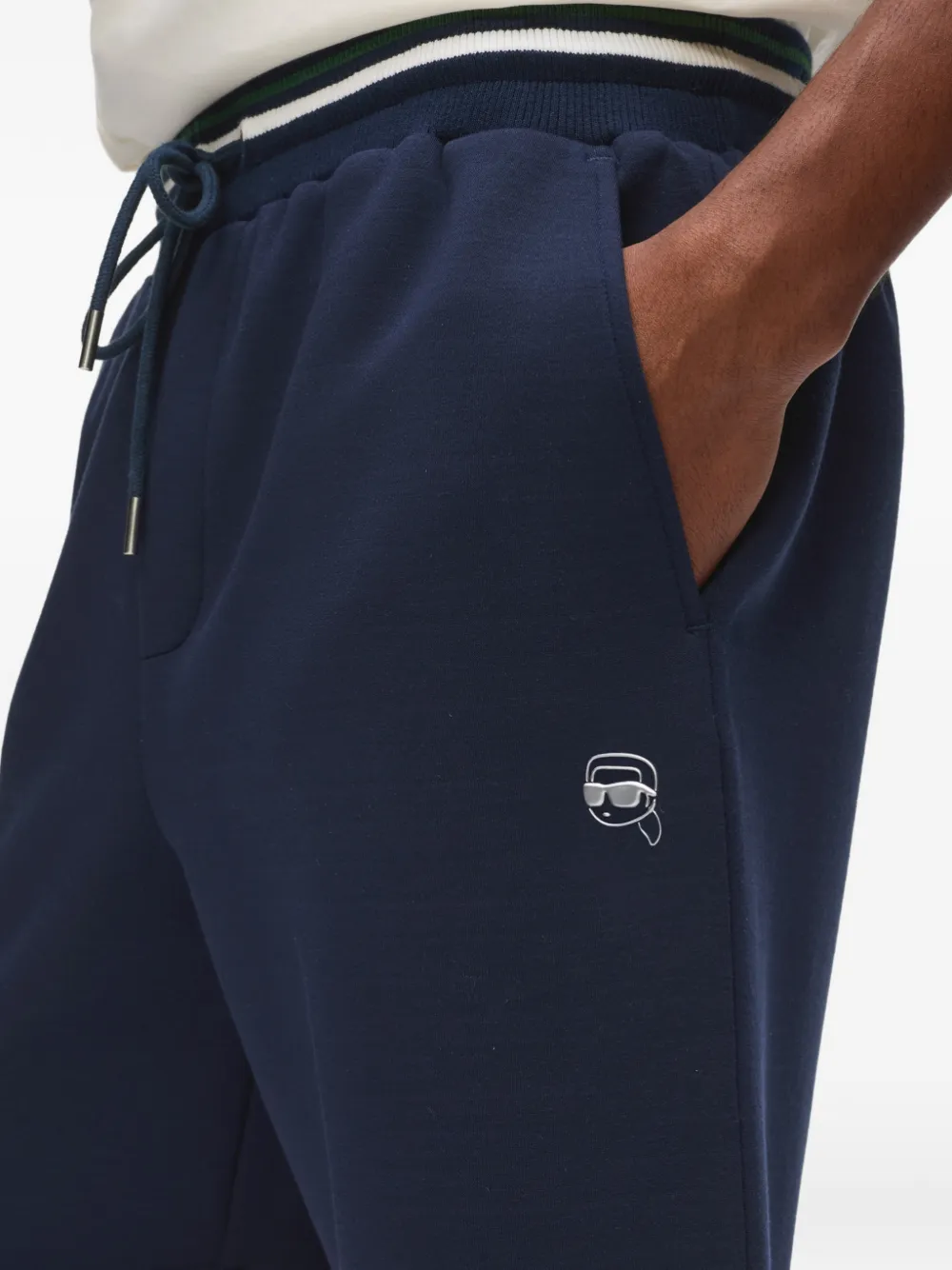 Karl Lagerfeld Ikon trainingsshorts Blauw