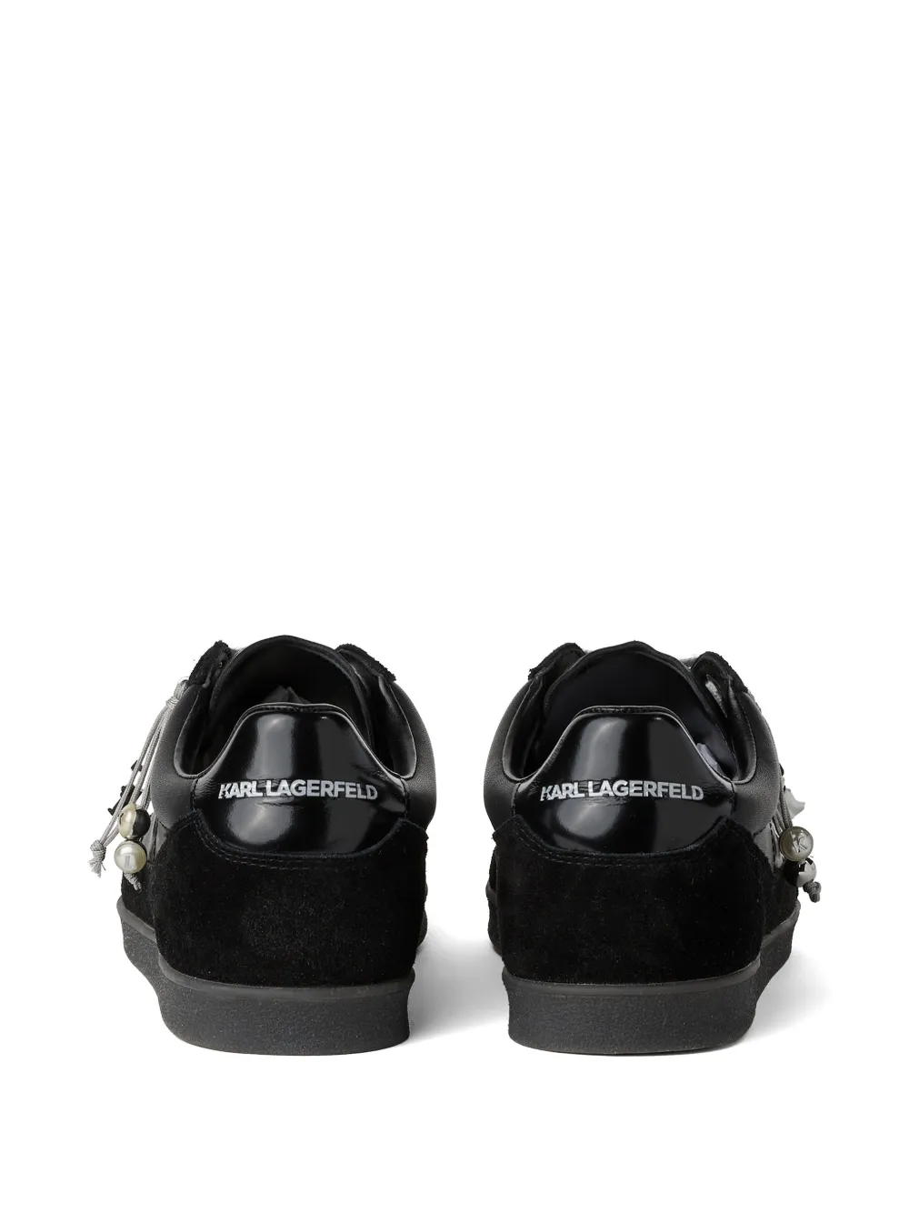 Karl Lagerfeld Kandidate sneakers verfraaid met bedel Zwart