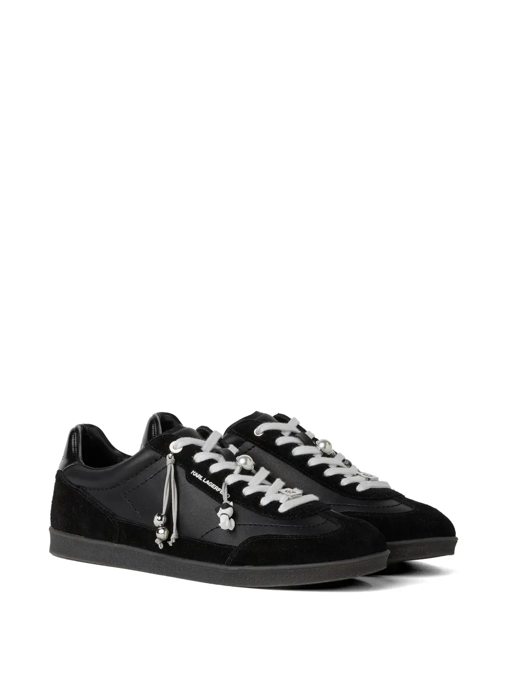 Karl Lagerfeld Kandidate sneakers verfraaid met bedel Zwart