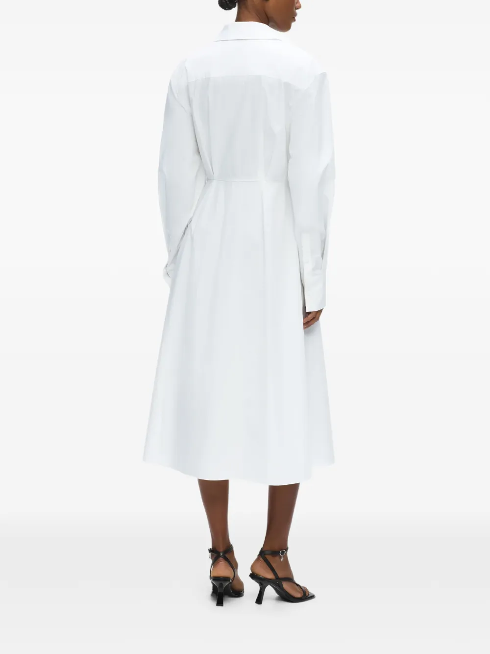 Karl Lagerfeld Geplooide blousejurk Wit
