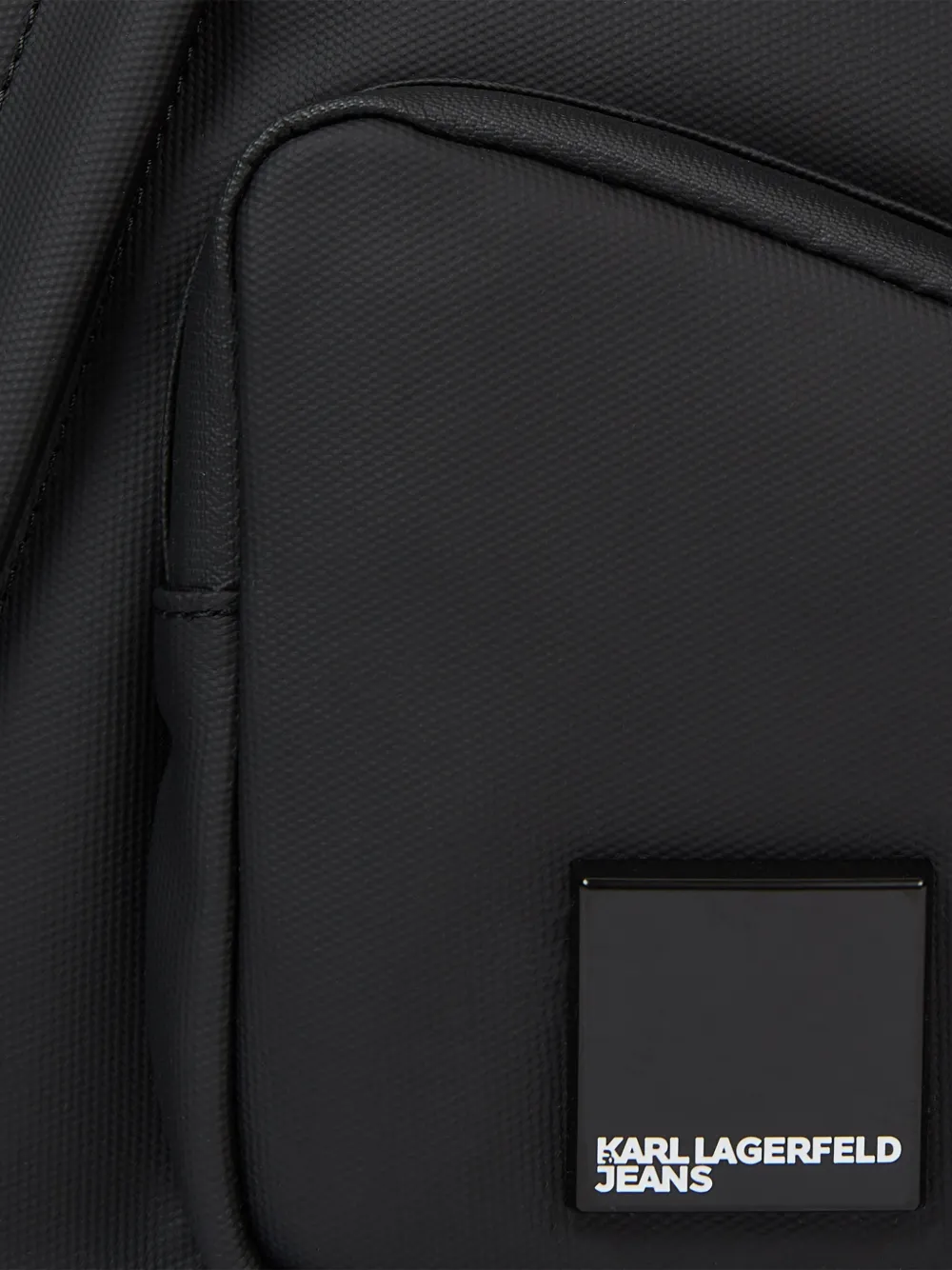Karl Lagerfeld Jeans Venture extra grote messengertas Zwart