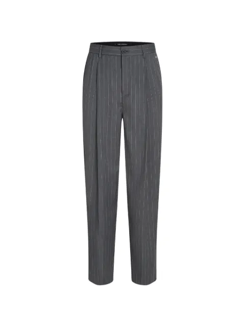 Karl Lagerfeld pinstripe pleated trousers