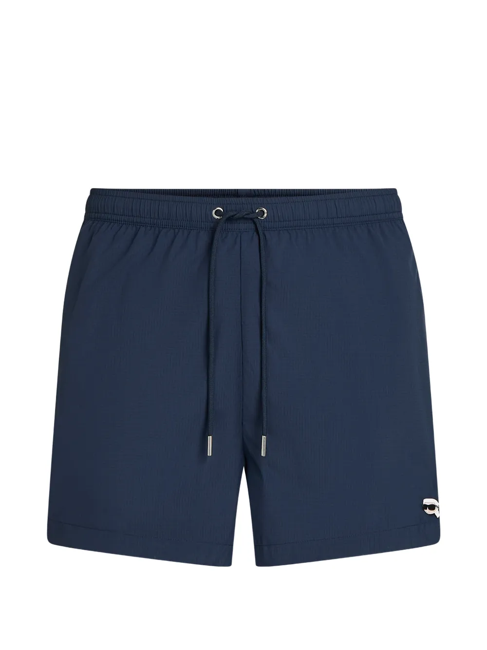 Karl Lagerfeld Ikon logo-detail swim shorts - Blau