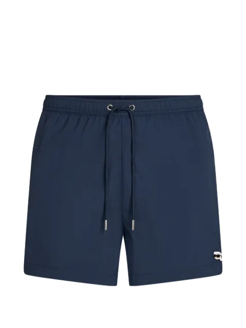 Karl Lagerfeld Ikon logo-detail swim shorts