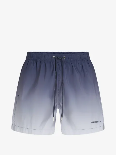 Karl Lagerfeld ombré medium boardshorts