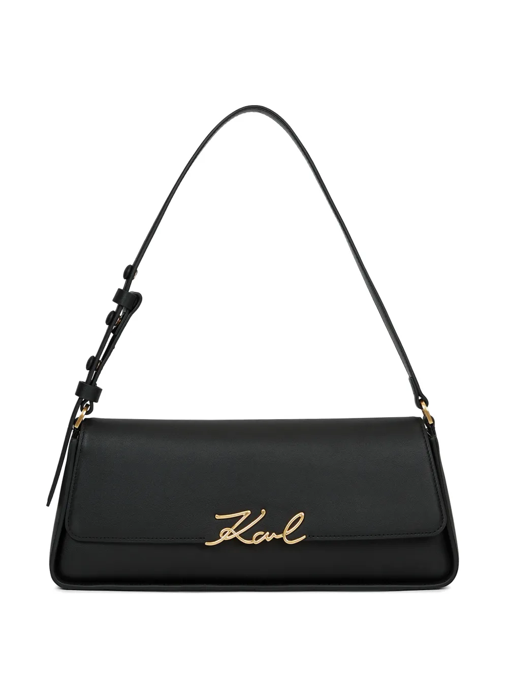 Karl Lagerfeld Signature shoulder bag - Nero