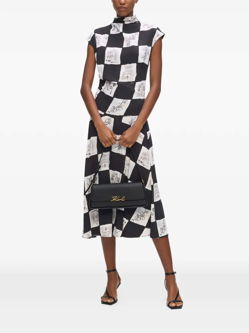 Karl Lagerfeld K Signature schoudertas Zwart