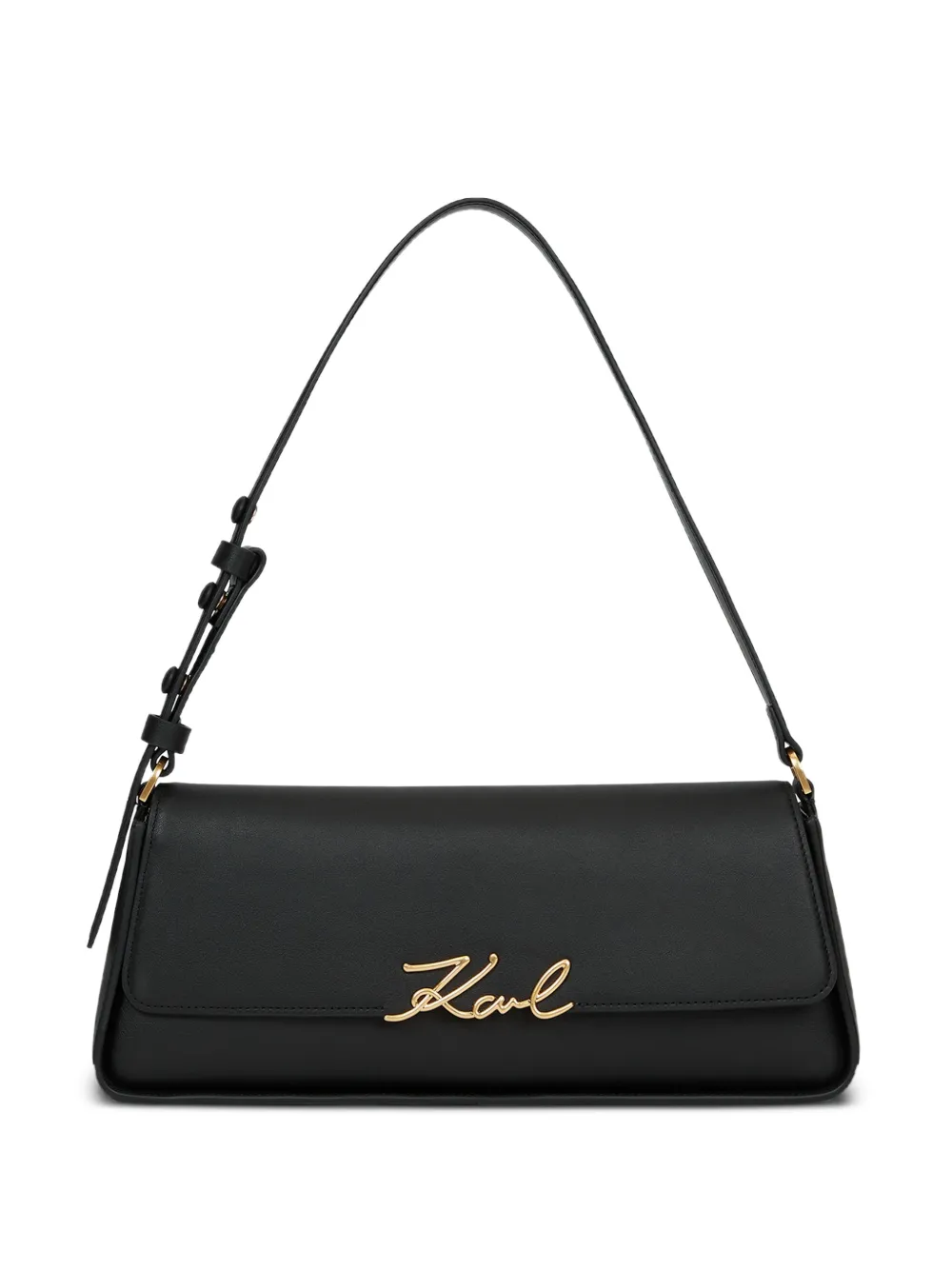 Karl Lagerfeld Signature shoulder bag - Nero