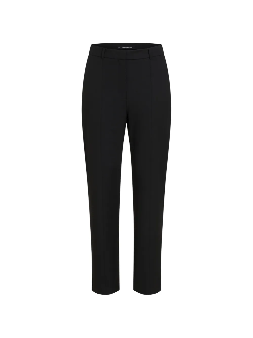 Karl Lagerfeld logo-plaque tailored trousers - Nero