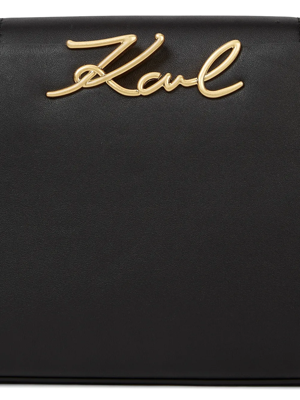 Karl Lagerfeld Signature crossbodytas met handgreep Zwart