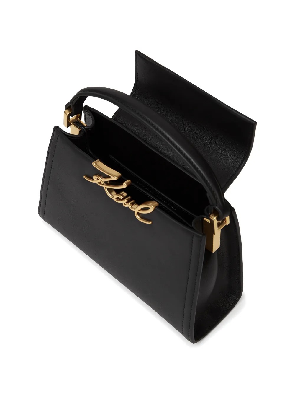 Karl Lagerfeld Signature crossbodytas met handgreep Zwart