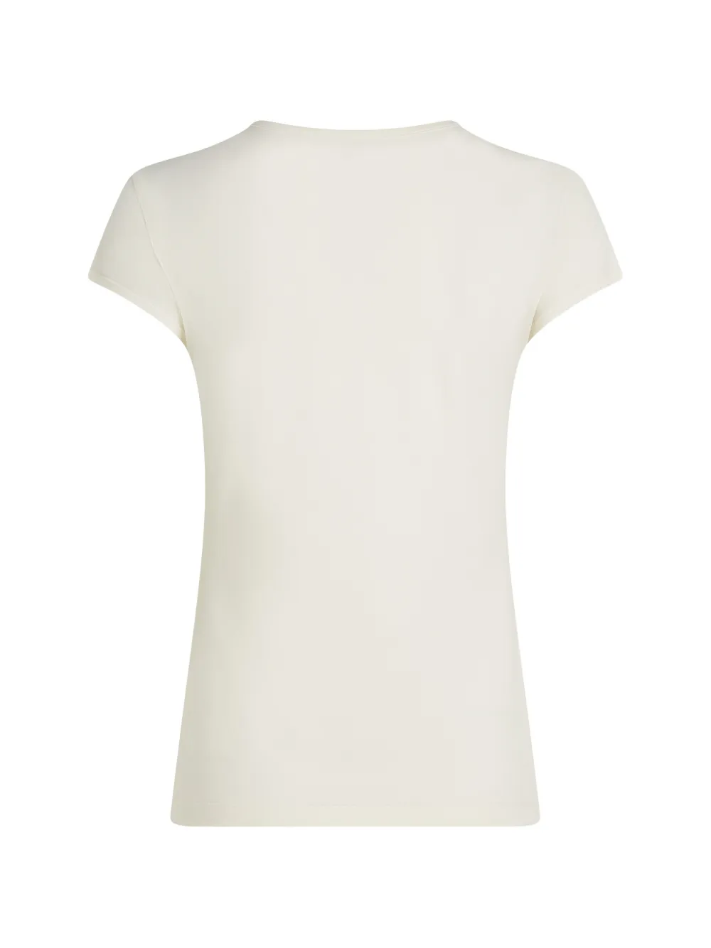 Karl Lagerfeld Twee stretch-jersey katoenen T-shirts met logo-print Beige