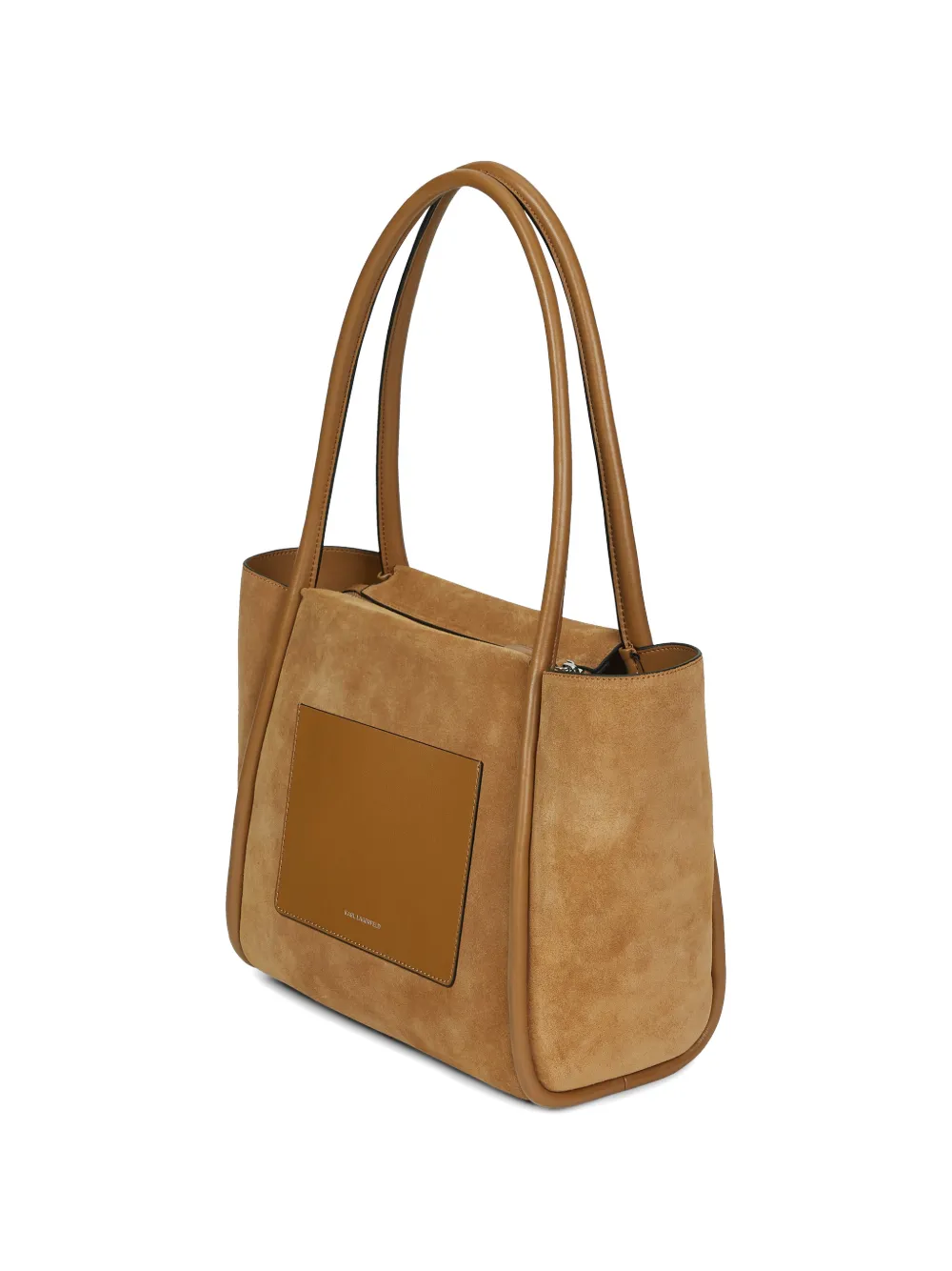 Karl Lagerfeld K Autograph shopper met patch Beige