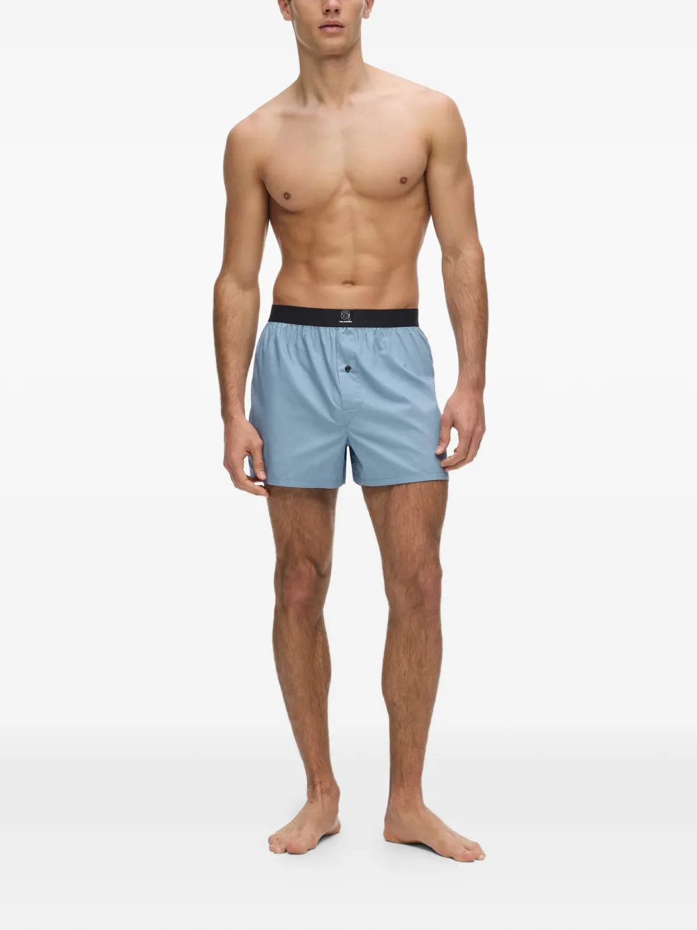 Karl Lagerfeld Ikon boxershorts (set van drie) Blauw