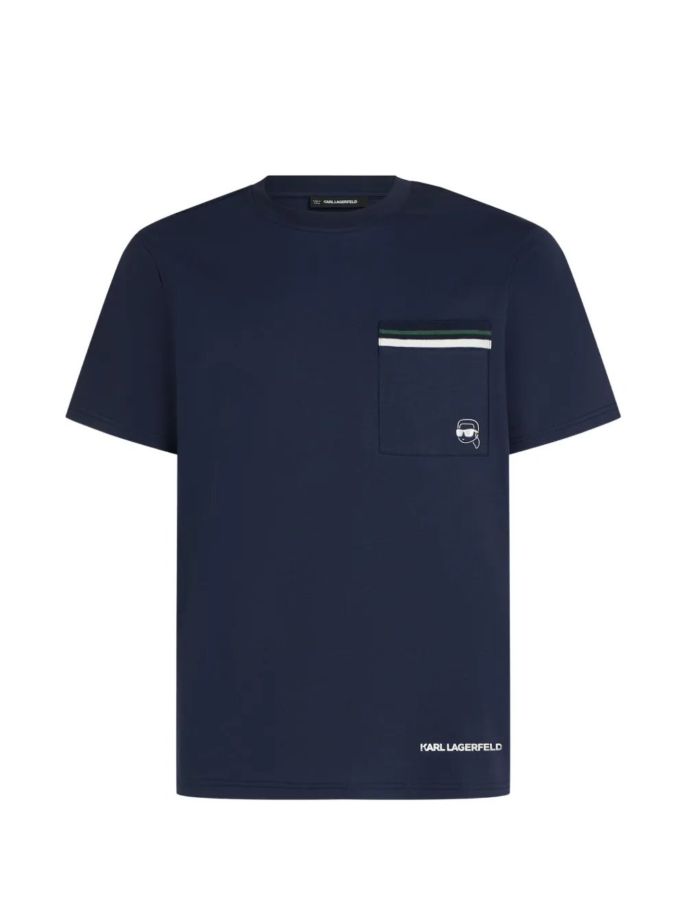 Karl Lagerfeld T-shirt a righe - Blu