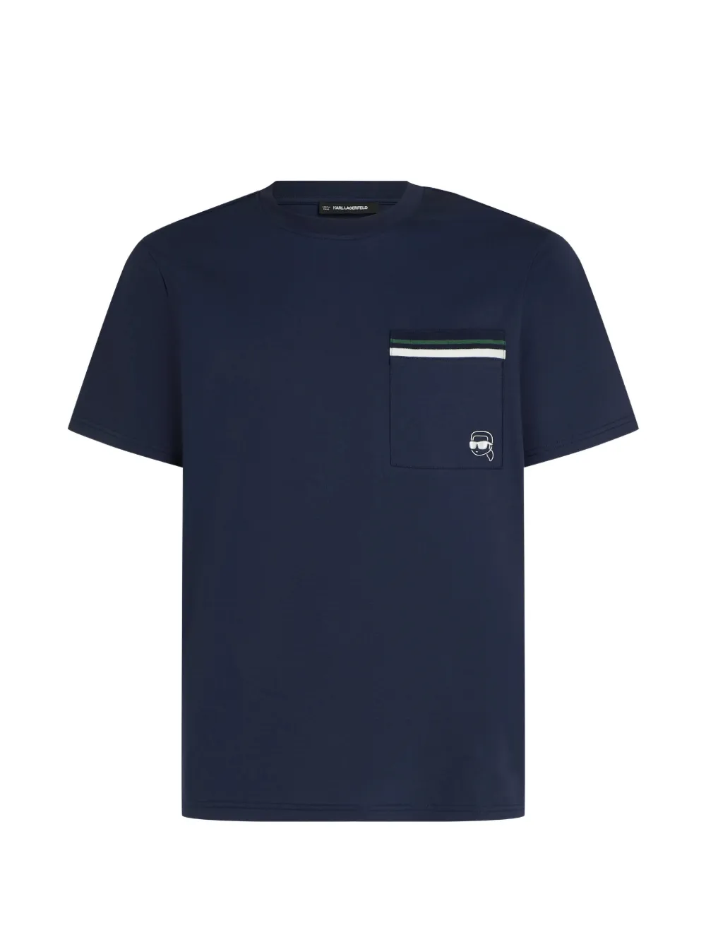 Karl Lagerfeld T-shirt a righe - Blu