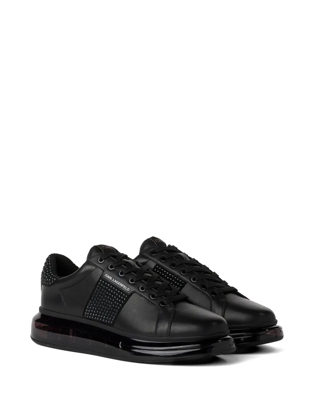 Karl Lagerfeld Kapri Kushion sneakers met kristallen Zwart