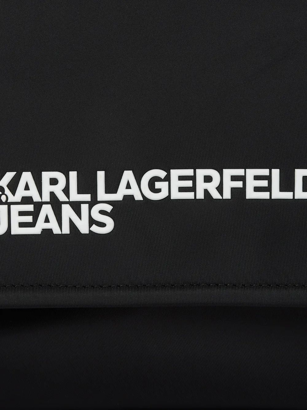 Karl Lagerfeld Jeans Essential logoprint messengertas Zwart