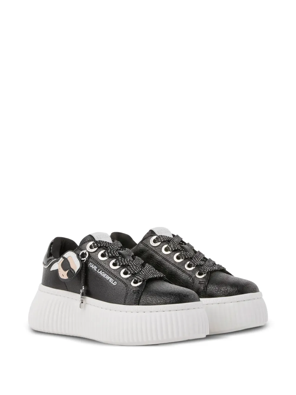 Karl Lagerfeld Ikon NFT Kreeper sneakers Zwart
