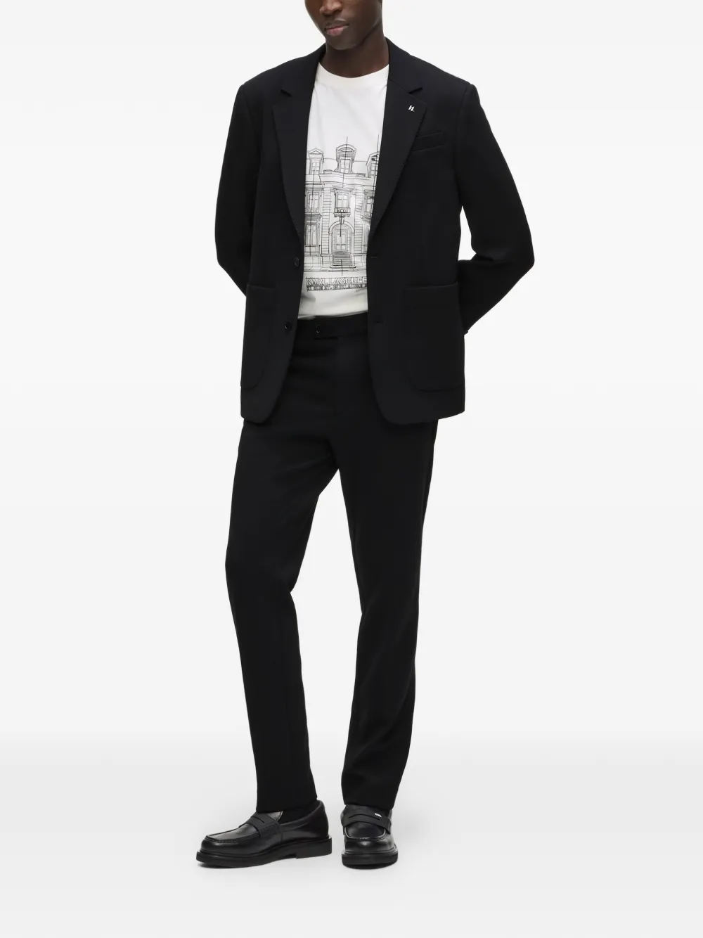Karl Lagerfeld Pantalon Zwart