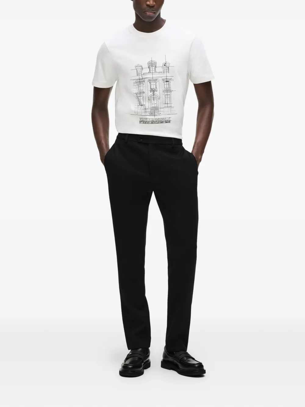 Karl Lagerfeld Pantalon Zwart
