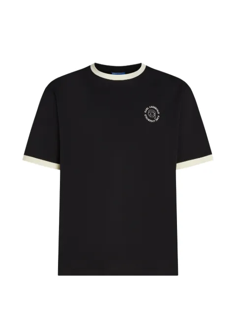 Karl Lagerfeld playera con logo estampado