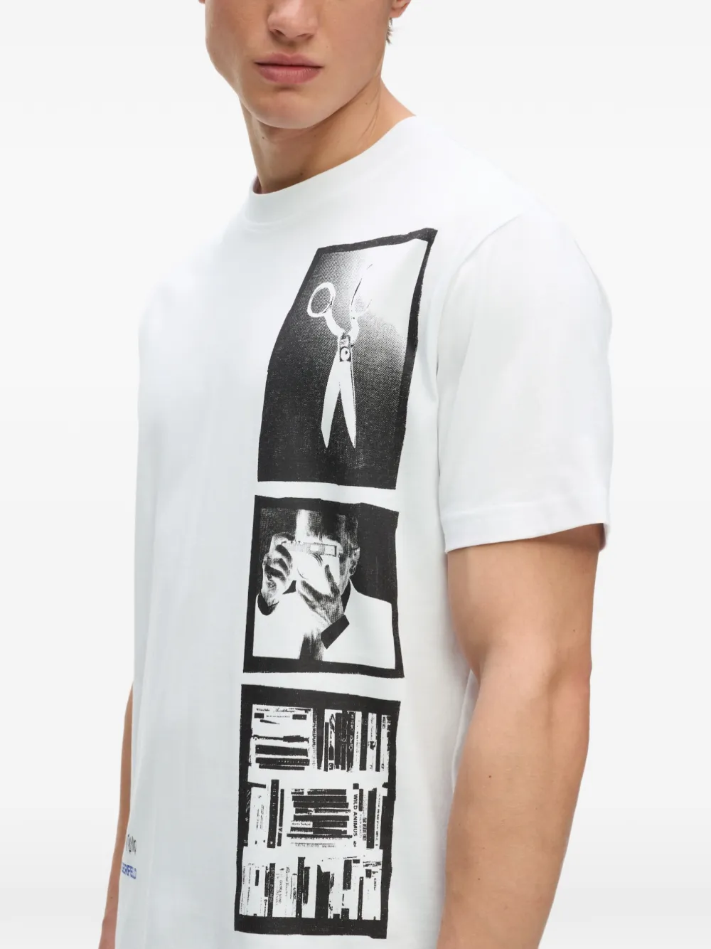 Karl Lagerfeld Jeans T-shirt met print Wit